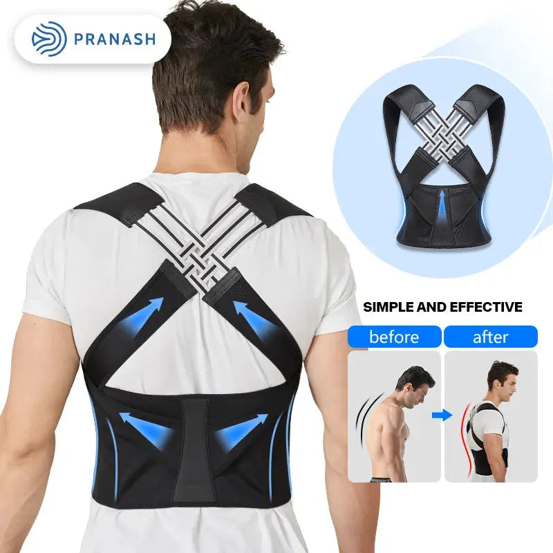 Adjustable Exercice Full Body Posture Corrector Belt For Men And Women.