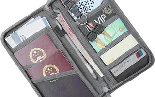 Travel Wallet Passport & Cards Organiser.